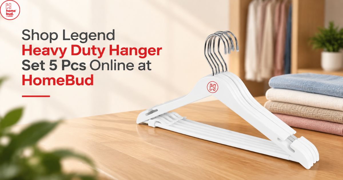 Shop Legend Heavy Duty Hanger Set 5 Pcs Online at HomeBud.