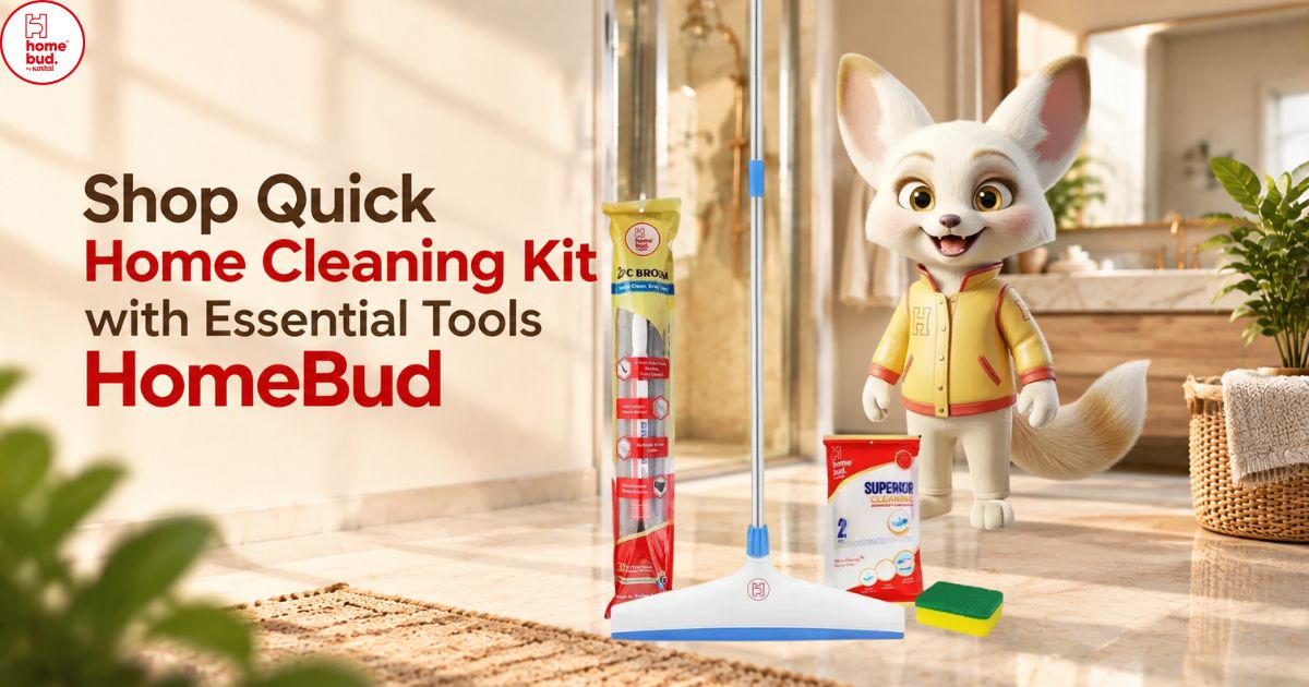 Shop Quick Home Cleaning Kit with Essential Tools HomeBud