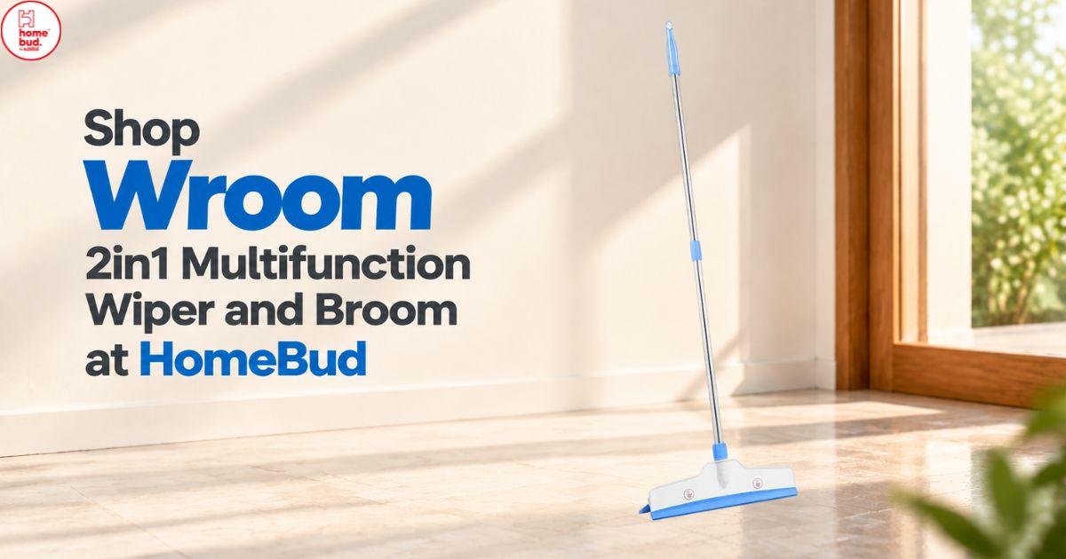 Shop Wroom 2in1 Multifunction Wiper and Broom at HomeBud