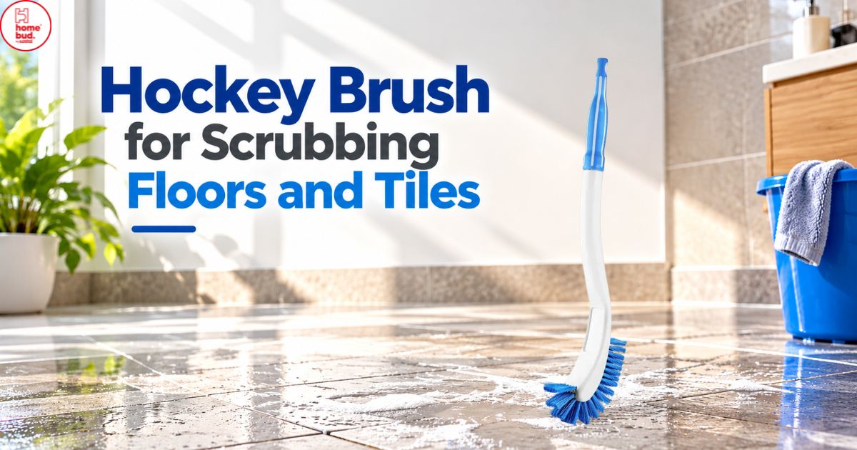 Hockey Brush for Scrubbing Floors and Tiles